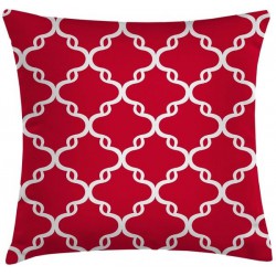 RED SHIELD Arma Desenli Kızıl 45X45 cm Kırlent Kılıfı RED SHIELD Arma Desenli Kızıl 45X45 cm Kırlent Kılıfı