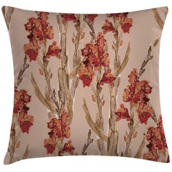 MEADOW BEAUTY Çayır Güzeli Dallı Çiçek Desenli 45x45 cm Kırlent Kılıfı