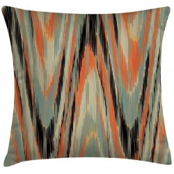 RIVER Nehir Desenli Renkli 45x45 cm Kırlent Kılıfı