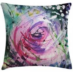 FLOW BRUSH Fırça Çiçek Desenli Pembe 45x45 cm Kırlent Kılıfı FLOW BRUSH Fırça Çiçek Desenli Pembe 45x45 cm Kırlent Kılıfı
