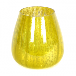 CAPRI Yeşil Cam Mumluk