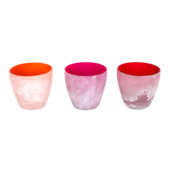 VENCE Üçlü Cam Mumluk Takımı