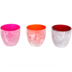 VENCE Üçlü Cam Mumluk Takımı