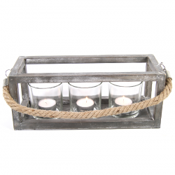 CLEANTHA Üçlü Mumluk