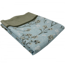 PAPYRUS Küçük Papatya Desenli Mavi Gri 160x220 cm Masa Örtüsü PAPYRUS Küçük Papatya Desenli Mavi Gri 160x220 cm Masa Örtüsü