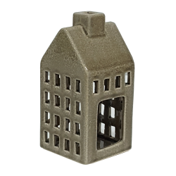 Koyu Gri Seramik Mumluk