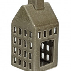 Koyu Gri Seramik Mumluk