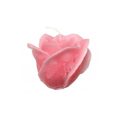 Koyu Pembe Gül Mum