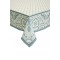 GLACIER Etnik Desenli Mavi Beyaz 160x240 cm Masa Örtüsü